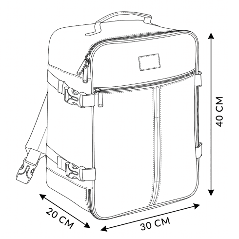 Rucsac avion 40x30x20 – bagaj de mână