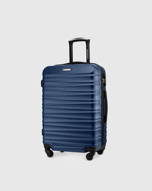 Trolley mediu Bleumarin pe roți 65x42x26, ABS, Zagatto