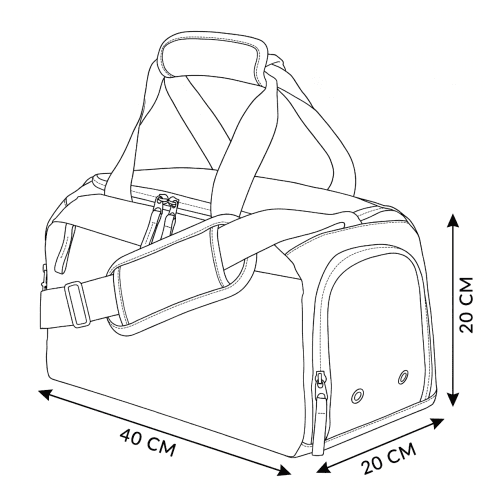 Geantă compactă pentru sport / călătorie ZG782