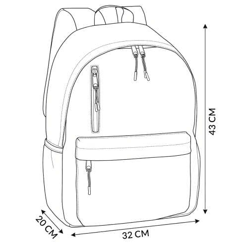 Rucsac Urban 27L cu Interior Verde Lime – Model ZG812