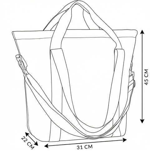 Geantă de umăr pentru femei, geantă shopper ZG816