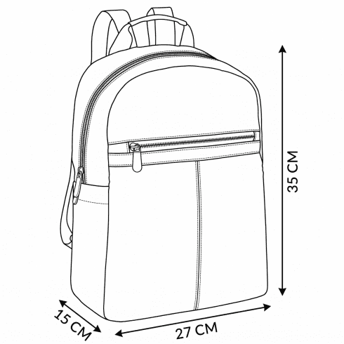Rucsac mic pentru femei, negru, ZG845