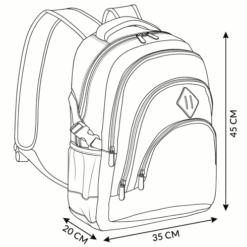 Ghiozdan cu compartiment pentru laptop ZG866