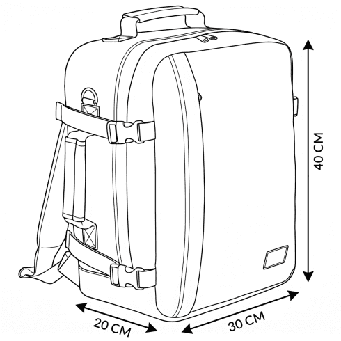 Rucsac de călătorie pentru avion 40x30x20 ZG888