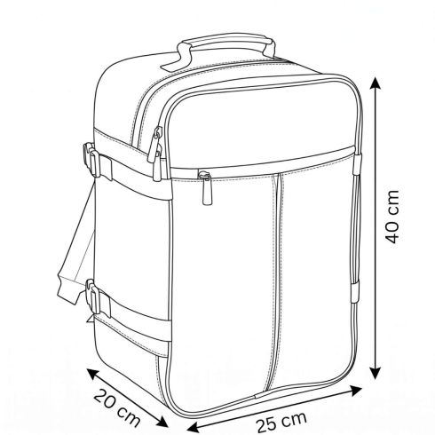 Rucsac de călătorie pentru avion, 40x25x20 ZG889