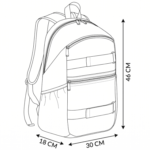 Rucsac cu suport pentru skateboard ZG917
