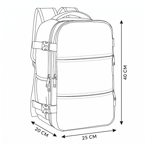 Rucsac de avion 40x25x20 ZG923