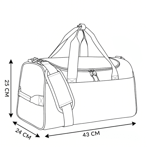 Geantă sport femei, eco-piele, roz, ZG933
