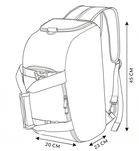 Rucsac 2 în 1 / Geantă Sport Călătorii ZG934