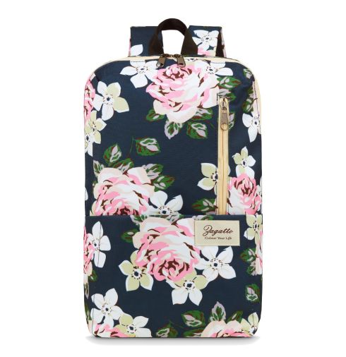 Rucsac 'Berlin' cu model floral, ZG693