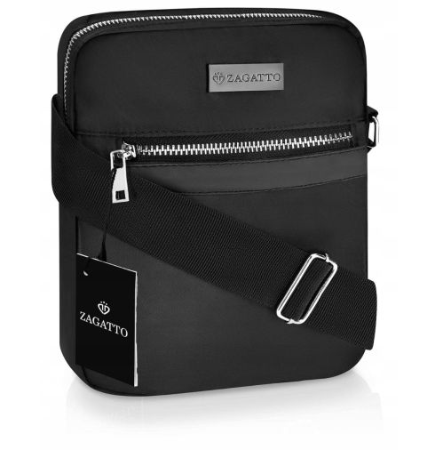 Borsetă neagră crossbody cu bretea reglabilă ZG71 STOEVER