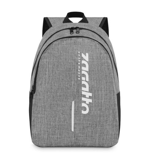 Rucsac sport cu bandă reflectorizantă, gri, ‘On the Move’, ZG698