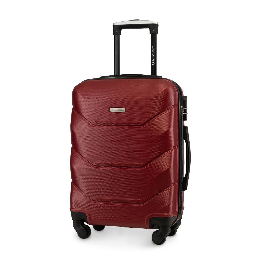 Valiză cabină 55x40x20 Zagatto ZG504 ABS C D Red